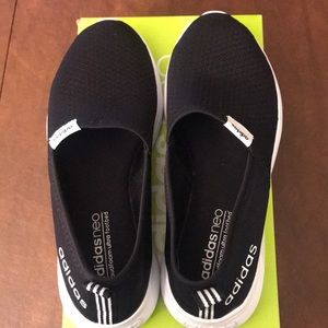 Adidas neo black and white